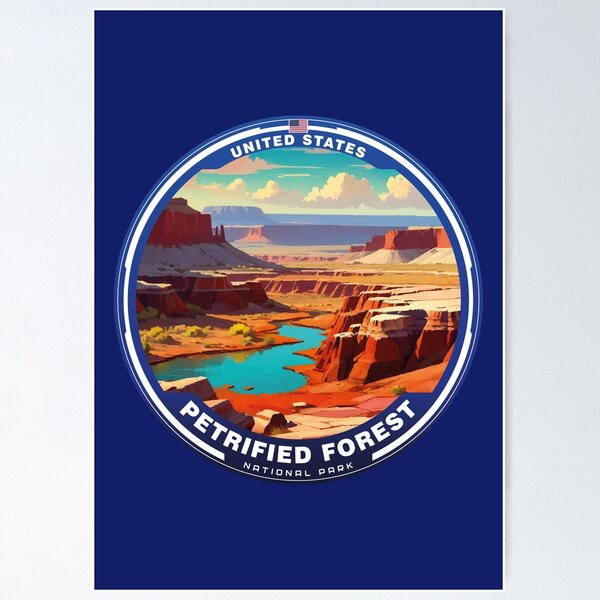 Item preview, PETRIFIED FOREST National Park USA  designed and sold by Thistle-TShop.