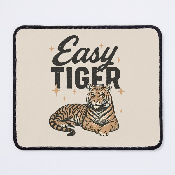 Item preview, Easy Tiger Retro Vintage Tiger Illustration designed and sold by Artisticlions-A.