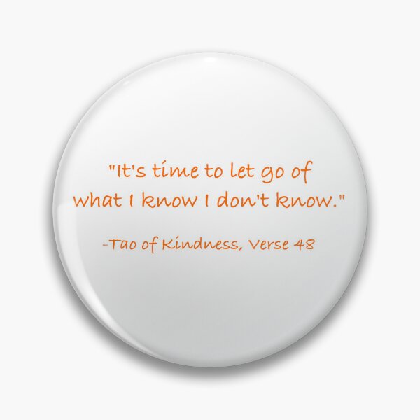 Item preview, It's Time to Let Go of What I Know I Don't Know designed and sold by Kind Living.