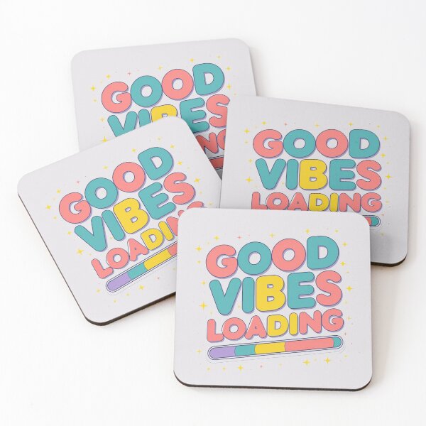 Item preview, Good vibes loading design designed and sold by Motivated Sensei.