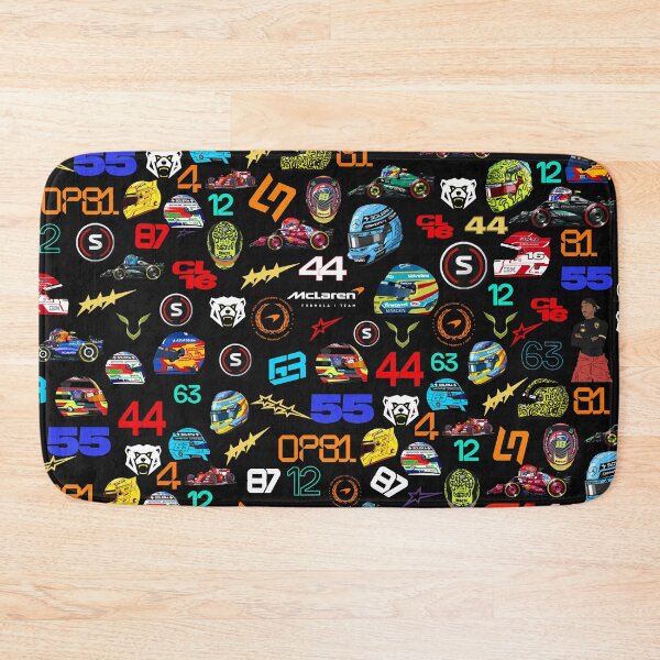 Item preview, Formula one 2025 pattern quirky blankets and pillows  designed and sold by Pink Polar F1.
