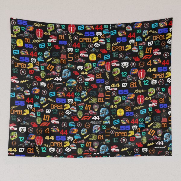 Item preview, Formula one 2025 pattern quirky blankets and pillows  designed and sold by Pink Polar F1.