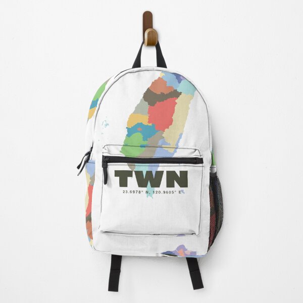 Item preview, Colorful Taiwan Map Poster | Modern TWN Art | Taiwanese Regions Wall Art | Gift for Traveler and Taiwan Lover designed and sold by CartoPrints.