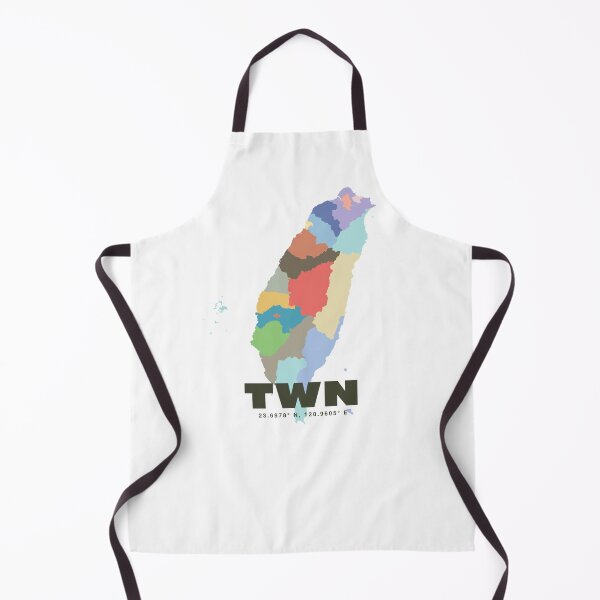 Item preview, Colorful Taiwan Map Poster | Modern TWN Art | Taiwanese Regions Wall Art | Gift for Traveler and Taiwan Lover designed and sold by CartoPrints.