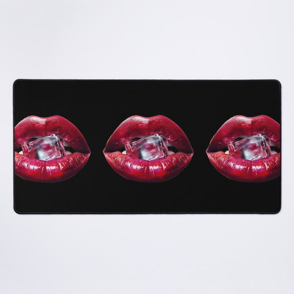 Item preview, Red Lips with Ice Cube  designed and sold by Lhdigitaldesign.