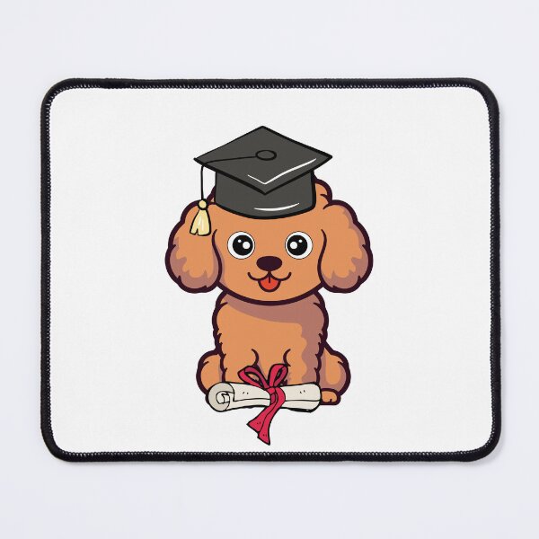 Item preview, Funny Brown dog is graduating designed and sold by Pet Station.