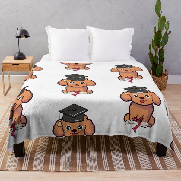 Item preview, Funny Brown dog is graduating designed and sold by Pet Station.