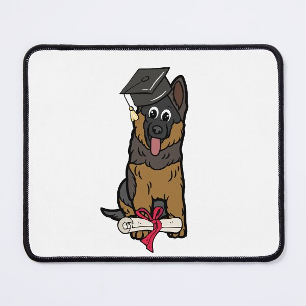 Item preview, Funny Guard dog is graduating designed and sold by Pet Station.