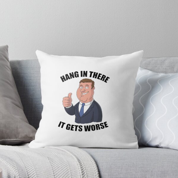 Item preview, hang in there, worse, office humor, attitude, funnyfits70, Humor, Funny, retro, vintages, funny quotes, animal humor, designed and sold by FunnyFits70.