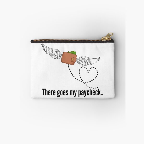 Item preview, Money Flies Away Wallet with Wings designed and sold by VasInd.