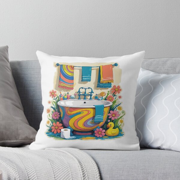 Item preview, Bathroom Therapy Color Art designed and sold by emhoteb.