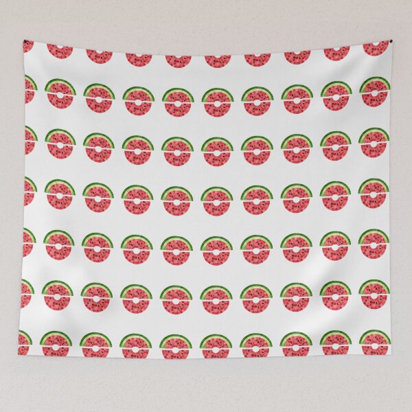 Item preview, Mosaic Watermelon Slice – Watercolor Summer Fruit Art designed and sold by Pop-clothes.