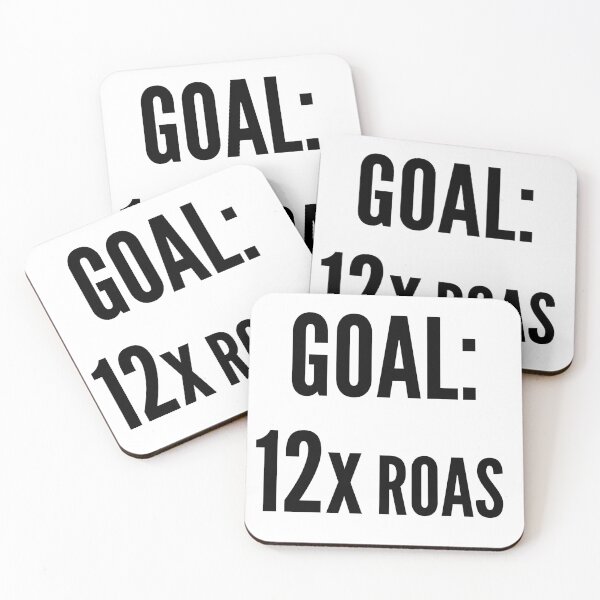 Item preview, Goal: 12x ROAS Motivation - Black designed and sold by VasInd.