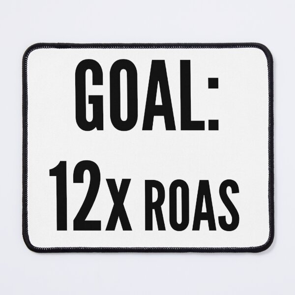 Item preview, Goal: 12x ROAS Motivation - Black designed and sold by VasInd.