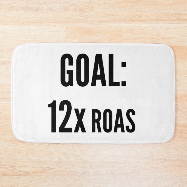 Item preview, Goal: 12x ROAS Motivation - Black designed and sold by VasInd.
