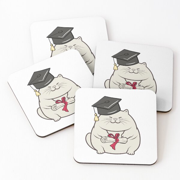 Item preview, Fat cat is graduating designed and sold by Pet Station.