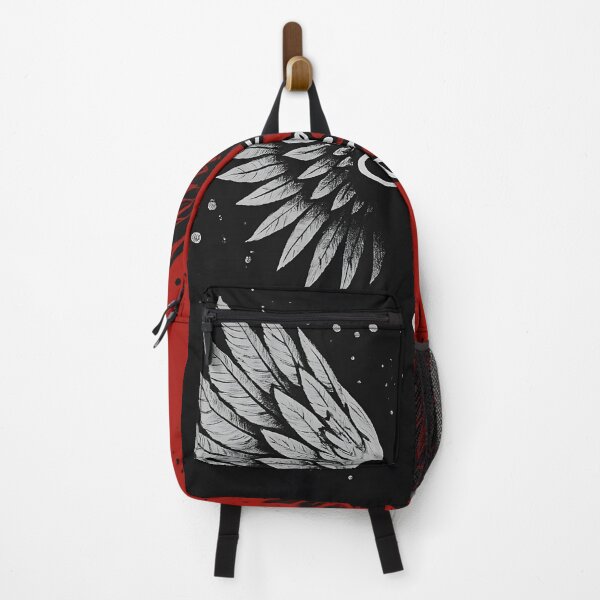 Item preview, Love and Wings – Red and Black Grunge Design designed and sold by Kaleidoscope Print.