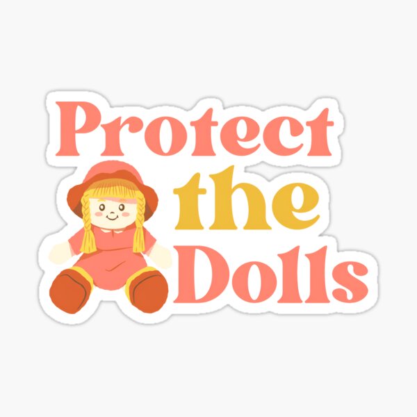 Item preview, Protect The Dolls - Vintage Rag Doll Illustration designed and sold by VedantXStudio.