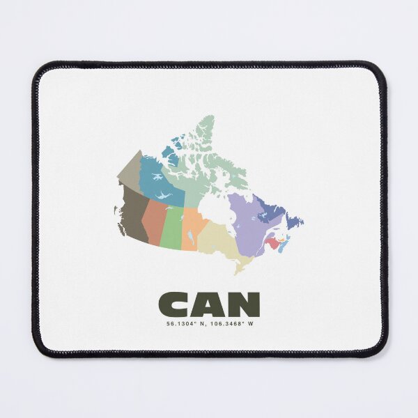 Item preview, Colorful Canada Map Poster | Modern CAN Art | Canadian Provinces Wall Art | Gift for Traveler and Canada Lover designed and sold by CartoPrints.