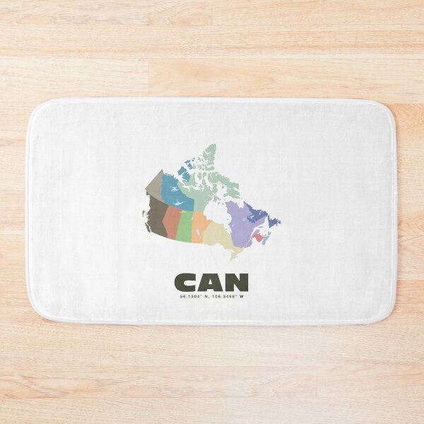 Item preview, Colorful Canada Map Poster | Modern CAN Art | Canadian Provinces Wall Art | Gift for Traveler and Canada Lover designed and sold by CartoPrints.