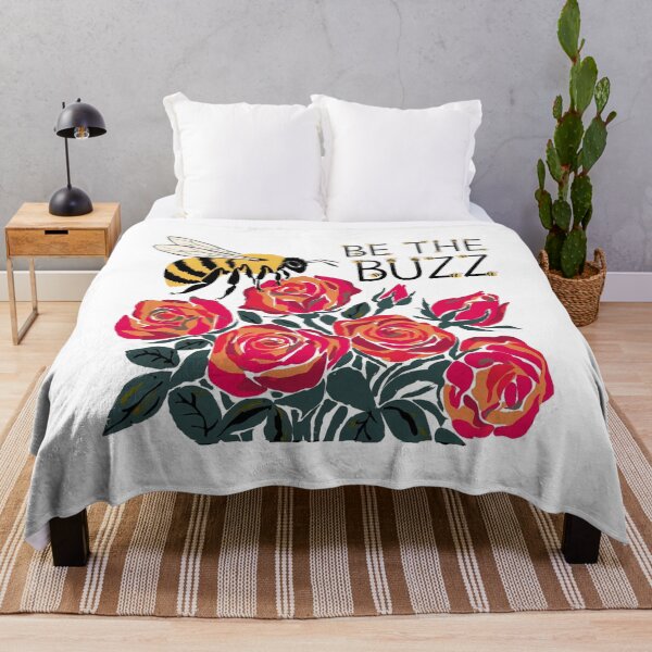 Item preview, Be the Buzz, Flower Power Vibes, Bee, floral, funnyfits70, Humor, Funny, retro, vintages, funny quotes, animal humor, designed and sold by FunnyFits70.