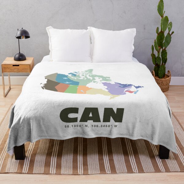 Item preview, Colorful Canada Map Poster | Modern CAN Art | Canadian Provinces Wall Art | Gift for Traveler and Canada Lover designed and sold by CartoPrints.