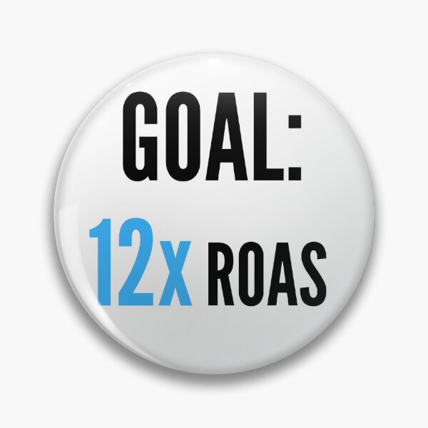 Item preview, Goal: 12x ROAS Motivation - Blue designed and sold by VasInd.