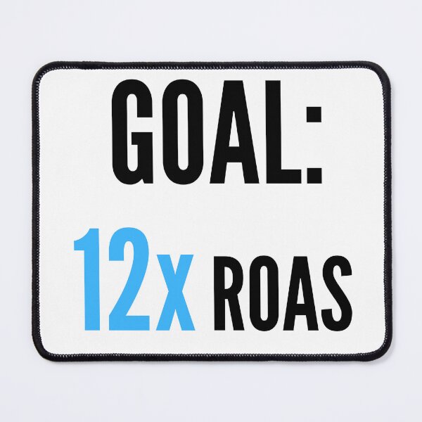 Item preview, Goal: 12x ROAS Motivation - Blue designed and sold by VasInd.