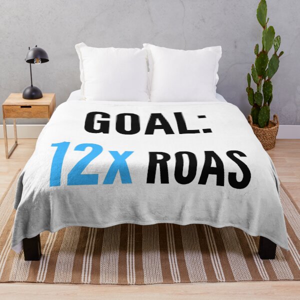 Item preview, Goal: 12x ROAS Motivation - Blue designed and sold by VasInd.