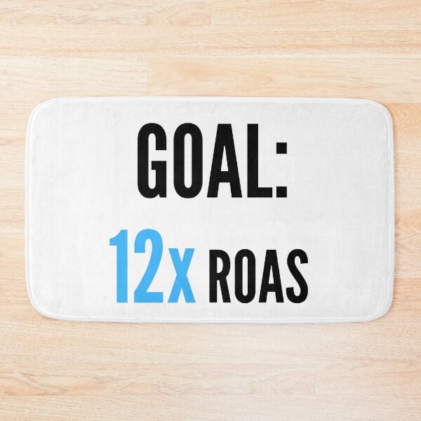 Item preview, Goal: 12x ROAS Motivation - Blue designed and sold by VasInd.