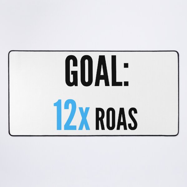 Item preview, Goal: 12x ROAS Motivation - Blue designed and sold by VasInd.