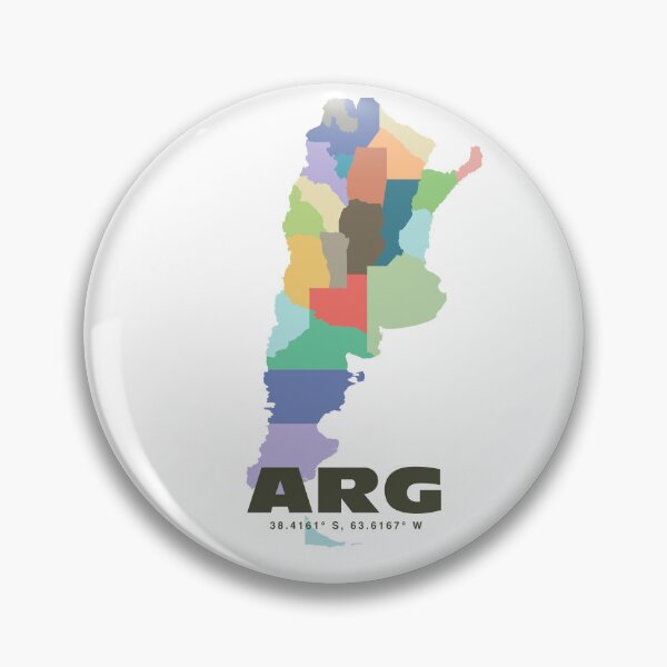 Item preview, Colorful Argentina Map Poster | Modern ARG Art | Argentine Provinces Wall Art | Gift for Traveler and Argentina Lover designed and sold by CartoPrints.