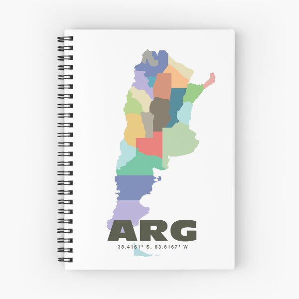 Item preview, Colorful Argentina Map Poster | Modern ARG Art | Argentine Provinces Wall Art | Gift for Traveler and Argentina Lover designed and sold by CartoPrints.