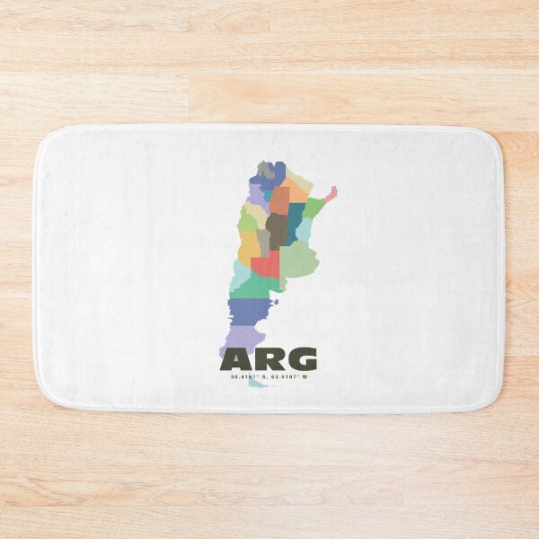 Item preview, Colorful Argentina Map Poster | Modern ARG Art | Argentine Provinces Wall Art | Gift for Traveler and Argentina Lover designed and sold by CartoPrints.