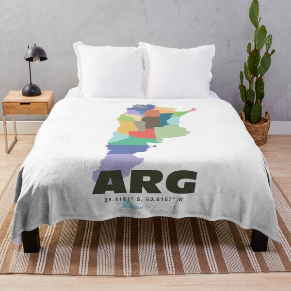 Item preview, Colorful Argentina Map Poster | Modern ARG Art | Argentine Provinces Wall Art | Gift for Traveler and Argentina Lover designed and sold by CartoPrints.