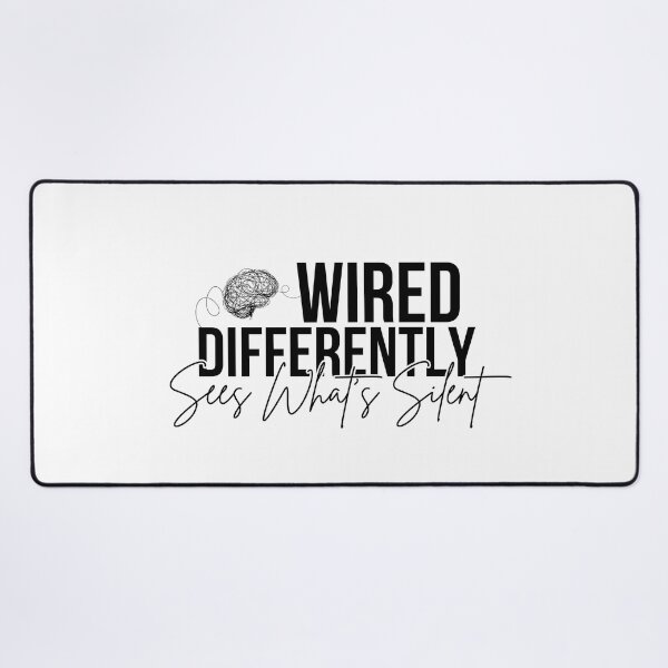 Item preview, Wired differently, sees what’s silent designed and sold by Chrystelle Hubert.