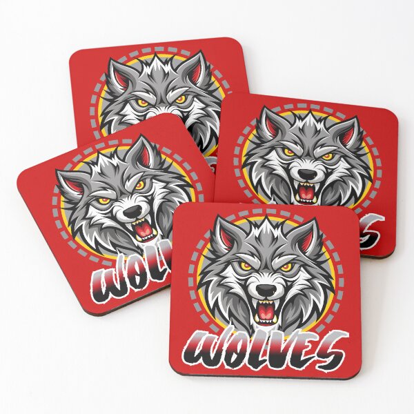 Item preview, ANIMAL SPORTS TEAM LOGO - WOLF WOLVES - GO! D1 designed and sold by CuPensky.