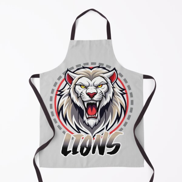 Item preview, ANIMAL SPORTS TEAM LOGO - WHITE LION WHITE LIONS - GO! D1 designed and sold by CuPensky.