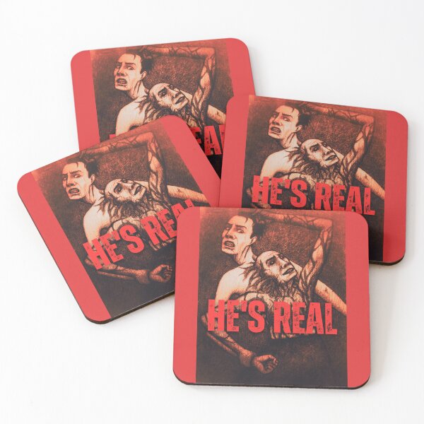 Item preview, He’s Real - Red Fear Manifestation designed and sold by Anomaly Effect.