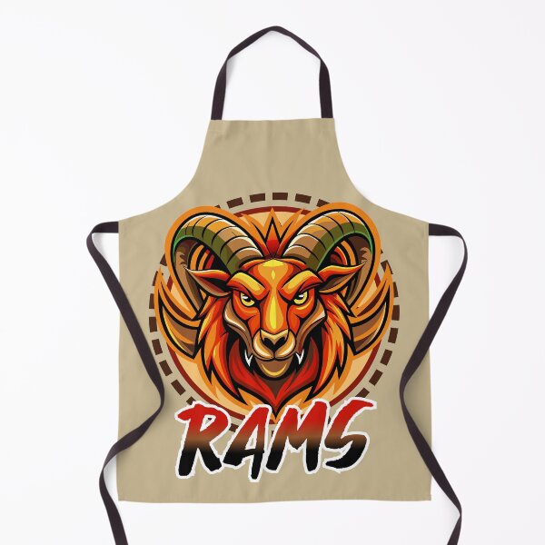 Item preview, ANIMAL SPORTS TEAM LOGO - RAM RAMS - GO! D1 designed and sold by CuPensky.