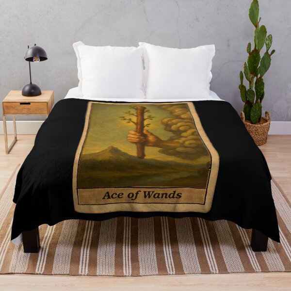 Item preview, Tarot: Ace of Wands designed and sold by skoolsarecool.