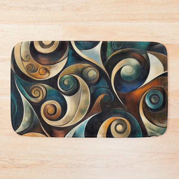 Artikelvorschau, Neuseeland Māori Paua Muster Koru Design 388 entworfen und verkauft von GrinGalore.