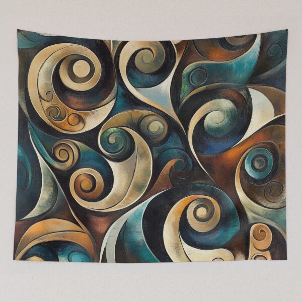 Artikelvorschau, Neuseeland Māori Paua Muster Koru Design 388 entworfen und verkauft von GrinGalore.