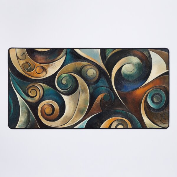Item preview, New Zealand Māori Paua Pattern Koru Design 388 designed and sold by GrinGalore.