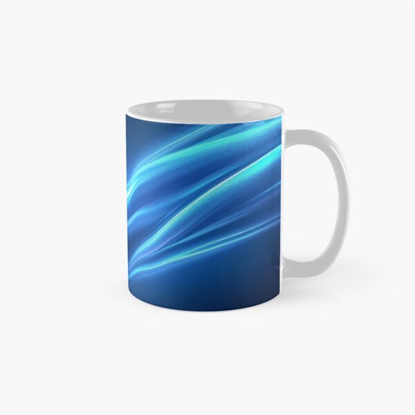 Item preview, Dark Blue Graphic Light Waves 2 designed and sold by SparroCreative.