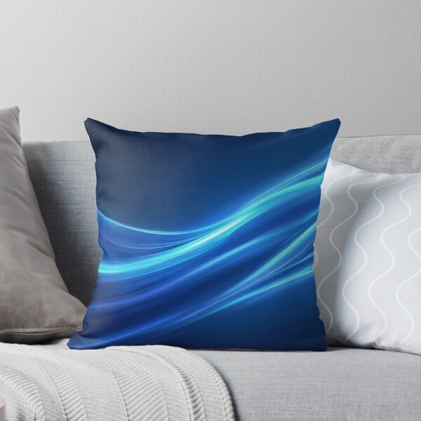 Item preview, Dark Blue Graphic Light Waves 2 designed and sold by SparroCreative.