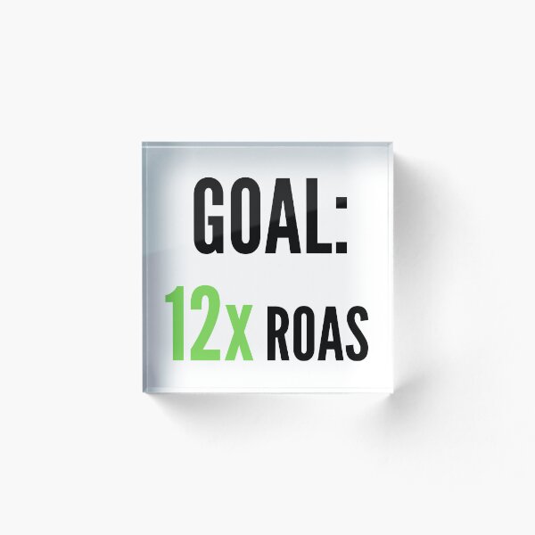 Artikelvorschau, Ziel: 12x ROAS Motivation – Grün entworfen und verkauft von VasInd.