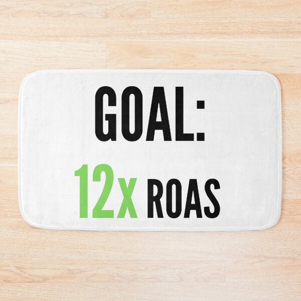 Item preview, Goal: 12x ROAS Motivation - Green designed and sold by VasInd.