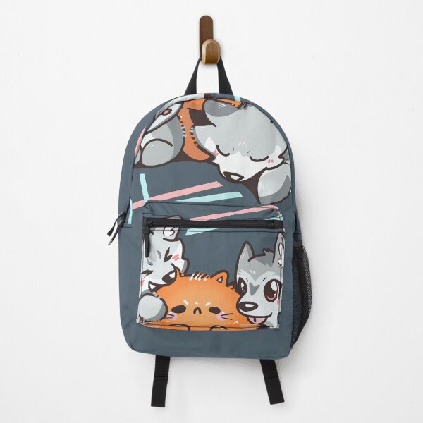 Item preview, A cat and wolf cubs designed and sold by LizzKhung.