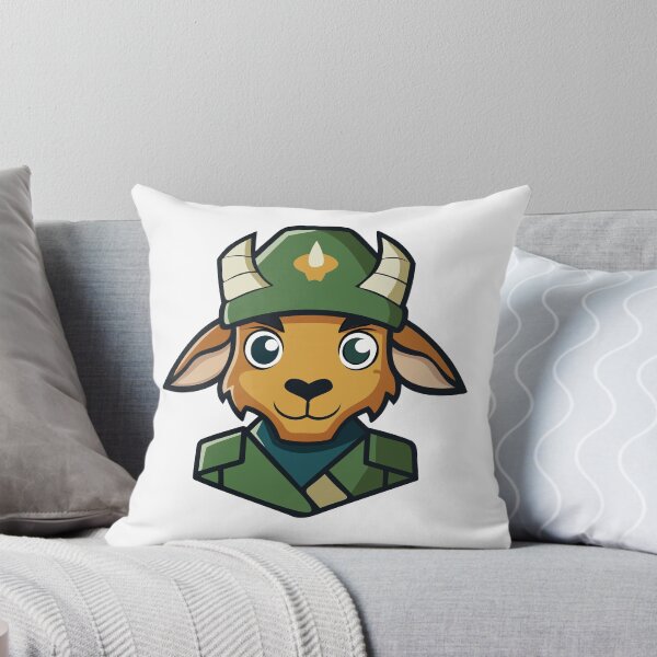Item preview, Young goat soldier in uniform. designed and sold by GregorySmithRed.